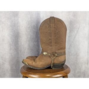 Masterson Boot Co. RB920 Western Cowgirl Boots brown leather Women Size 8.5 M‎